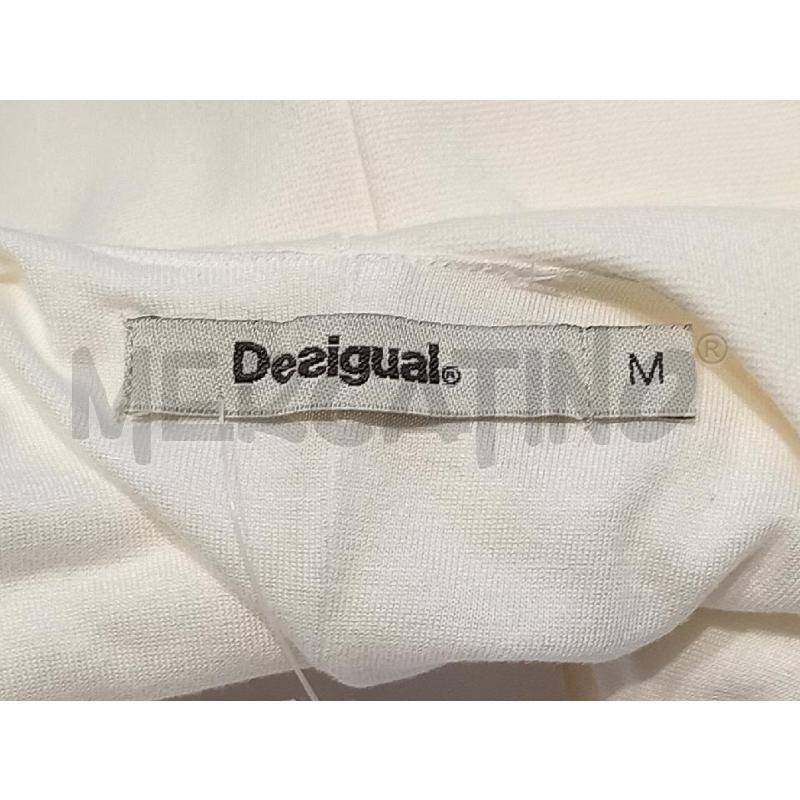 VESTITO DONNA DESIGUAL BIANCO CON FIORI  | Mercatino dell'Usato Moncalieri bengasi 5