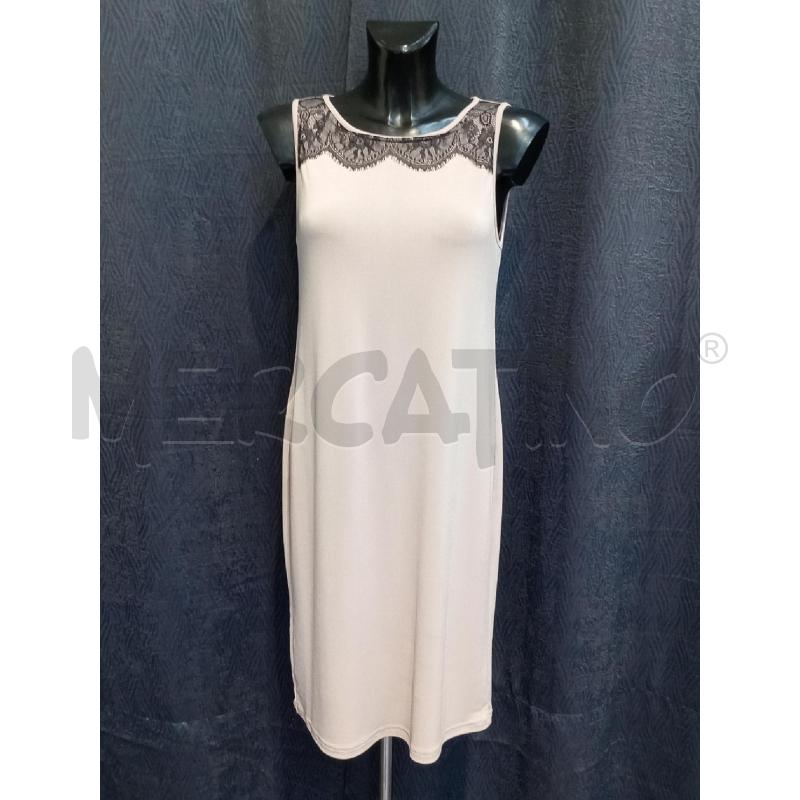 VESTITO DONNA DIVAS ROSA PIZZO SCOLLO NERO | Mercatino dell'Usato Moncalieri bengasi 1