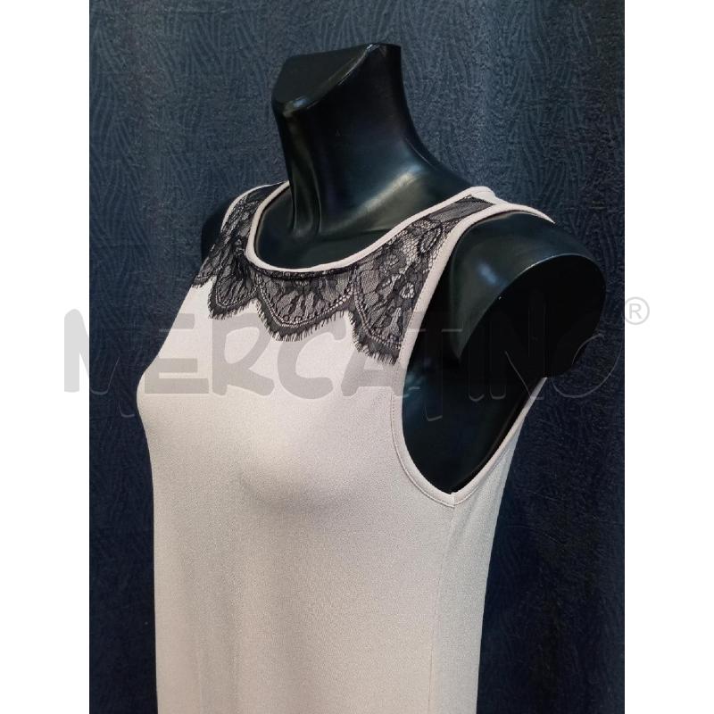 VESTITO DONNA DIVAS ROSA PIZZO SCOLLO NERO | Mercatino dell'Usato Moncalieri bengasi 3