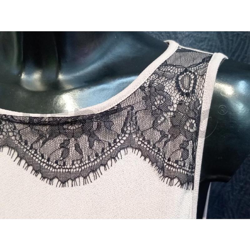 VESTITO DONNA DIVAS ROSA PIZZO SCOLLO NERO | Mercatino dell'Usato Moncalieri bengasi 4