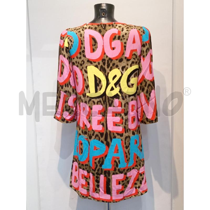 VESTITO DONNA DOLCE & GABBANA LEOPARDATO CON SCRITTE | Mercatino dell'Usato Moncalieri bengasi 2