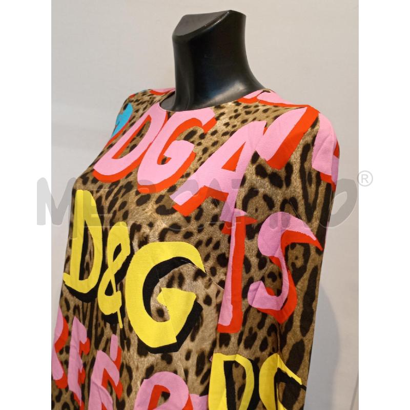 VESTITO DONNA DOLCE & GABBANA LEOPARDATO CON SCRITTE | Mercatino dell'Usato Moncalieri bengasi 3