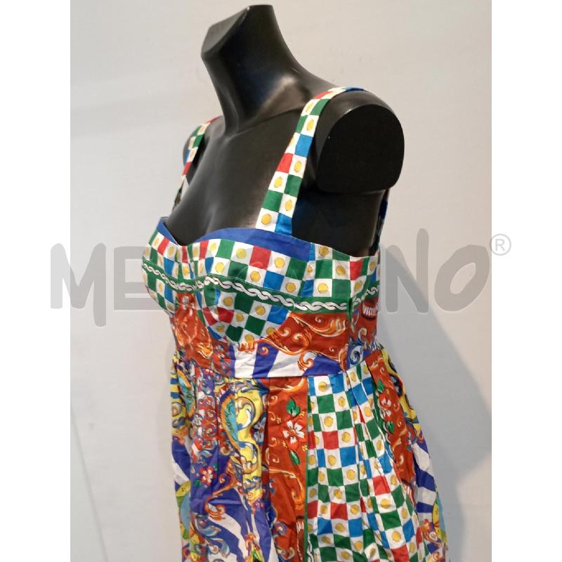 VESTITO DONNA DOLCE & GABBANA MULTICOLOR  | Mercatino dell'Usato Moncalieri bengasi 3