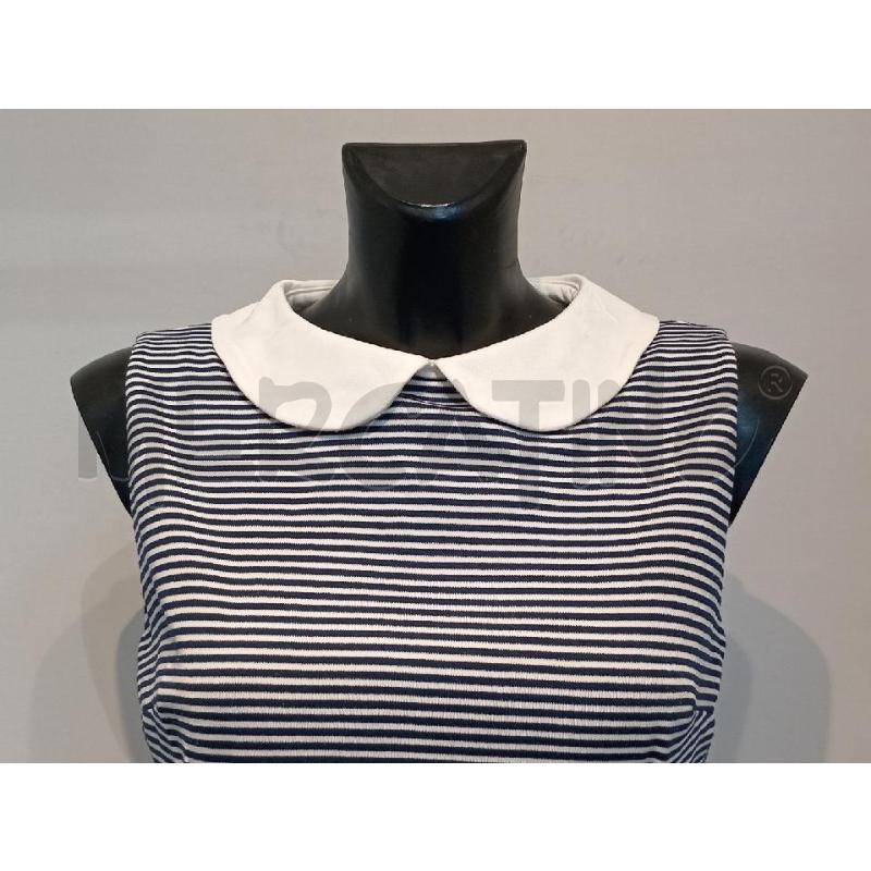 VESTITO DONNA D&G BIANCO RIGHE BLU | Mercatino dell'Usato Moncalieri bengasi 4