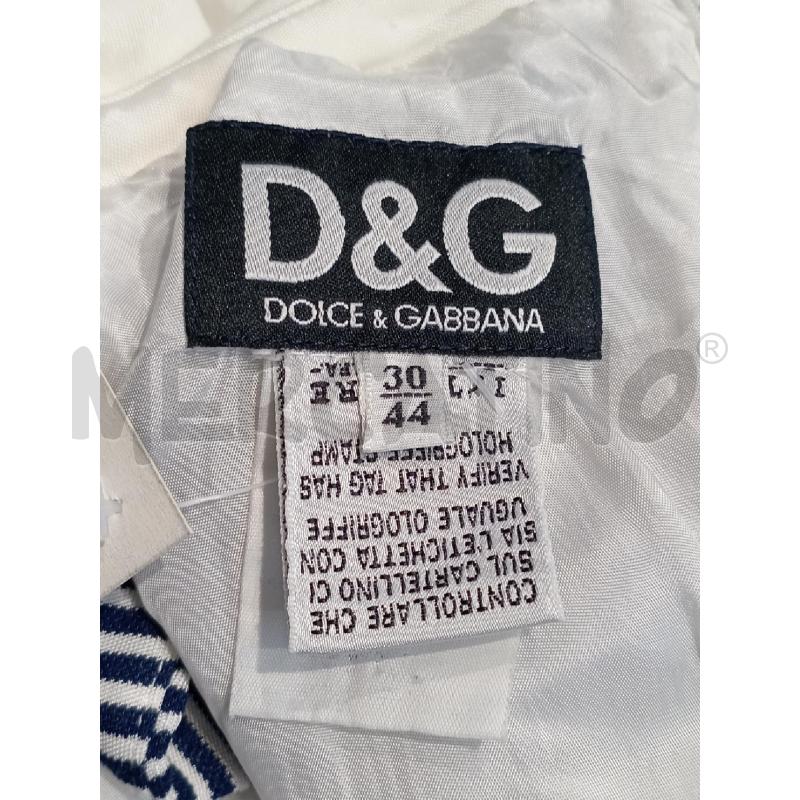 VESTITO DONNA D&G BIANCO RIGHE BLU | Mercatino dell'Usato Moncalieri bengasi 5