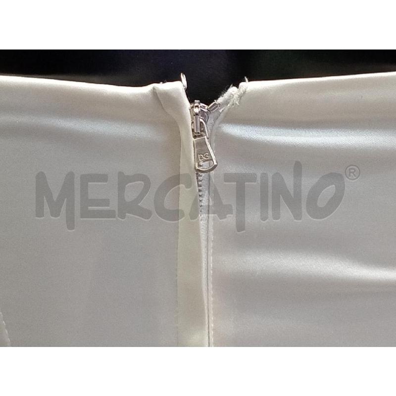 VESTITO DONNA D&G BIANCO TUBINO RASO | Mercatino dell'Usato Moncalieri bengasi 4