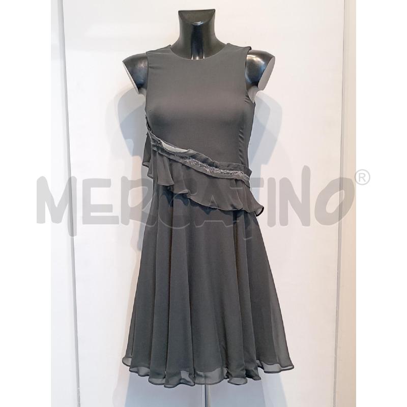 VESTITO DONNA EMPORIO ARMANI VERDE SMANICATO CON PARTICOLARE TRAVERSO | Mercatino dell'Usato Moncalieri bengasi 1