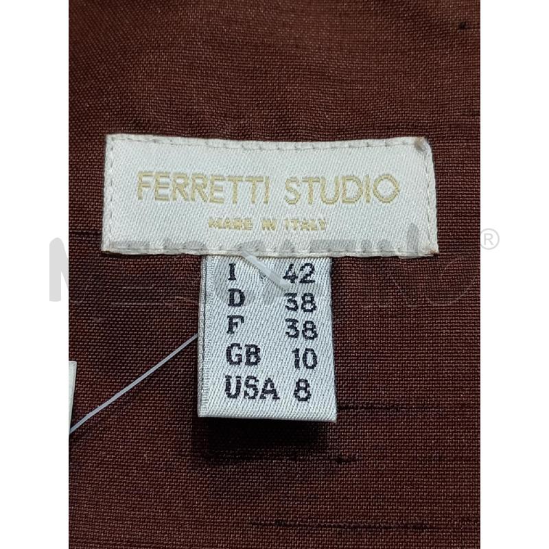 VESTITO DONNA FERRETTI STUDIO MARRONE  | Mercatino dell'Usato Moncalieri bengasi 5