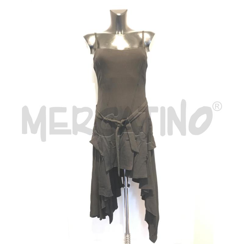 VESTITO DONNA FLAVIO CASTELLANI NERO BALZE CON SPALLINE | Mercatino dell'Usato Moncalieri bengasi 1