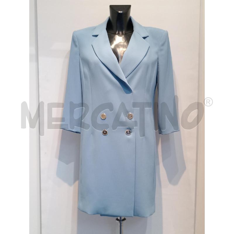 VESTITO DONNA FRANCHI AZZURRO DOPPIO PETTO | Mercatino dell'Usato Moncalieri bengasi 1