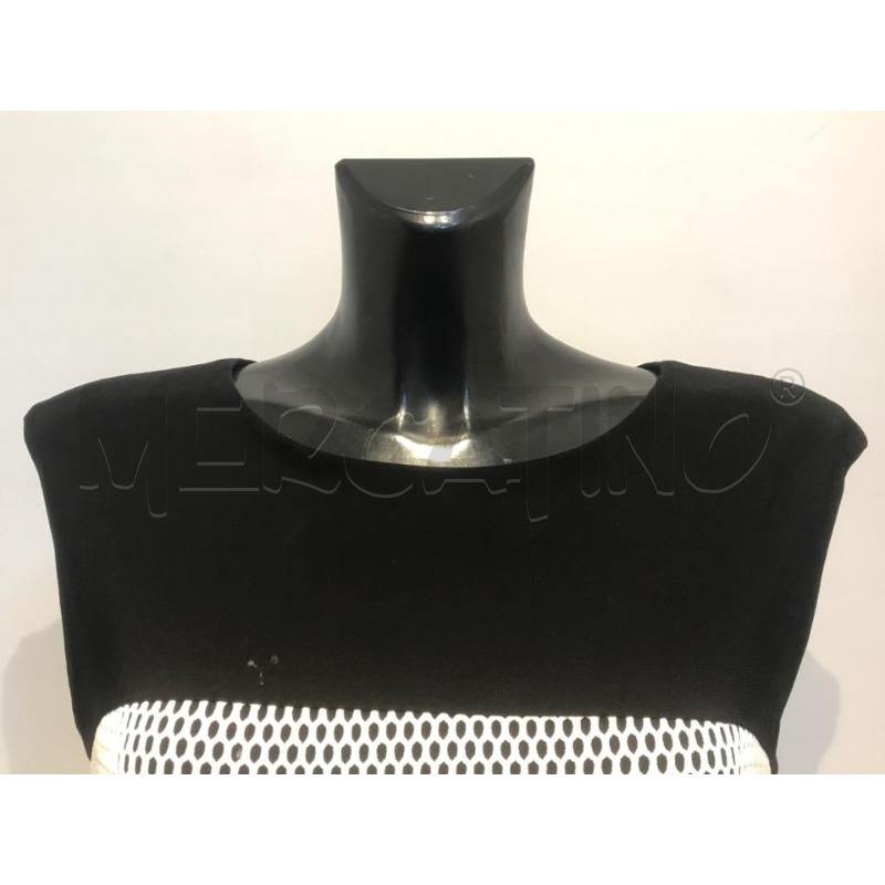 VESTITO DONNA FRANK LYMAN BIANCO NERO TRAFORATO | Mercatino dell'Usato Moncalieri bengasi 3