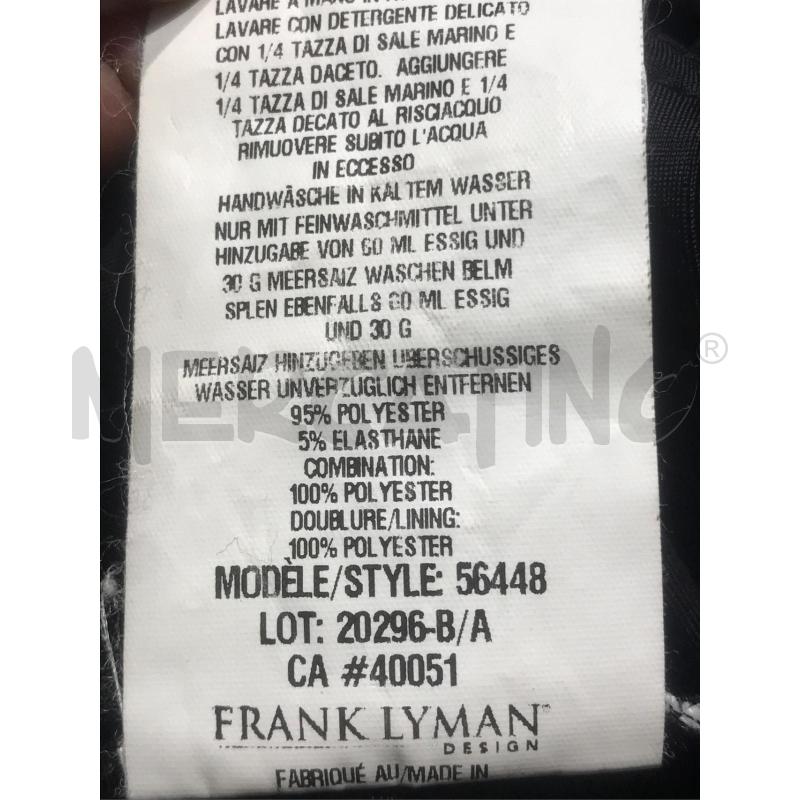 VESTITO DONNA FRANK LYMAN BIANCO NERO TRAFORATO | Mercatino dell'Usato Moncalieri bengasi 4