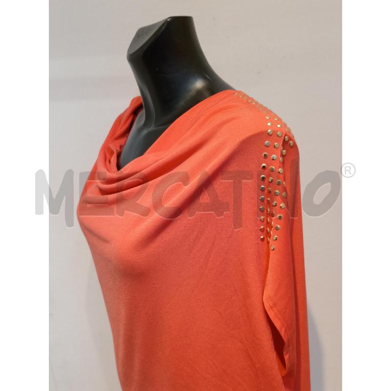 VESTITO DONNA GAIA RENE' ARANCIO CON BORCHIETTE | Mercatino dell'Usato Moncalieri bengasi 2
