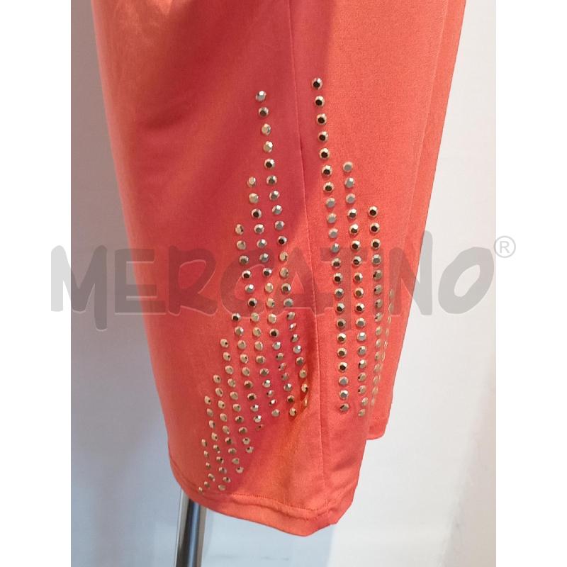 VESTITO DONNA GAIA RENE' ARANCIO CON BORCHIETTE | Mercatino dell'Usato Moncalieri bengasi 4