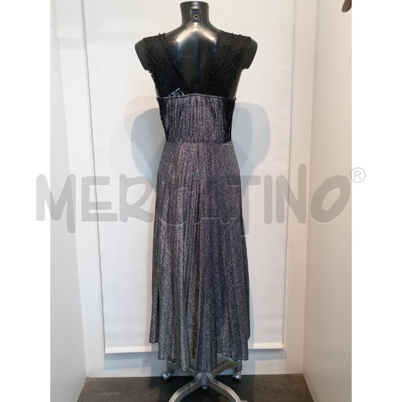 VESTITO DONNA GAUDI NERO GRIGIO LUREX | Mercatino dell'Usato Moncalieri bengasi 1