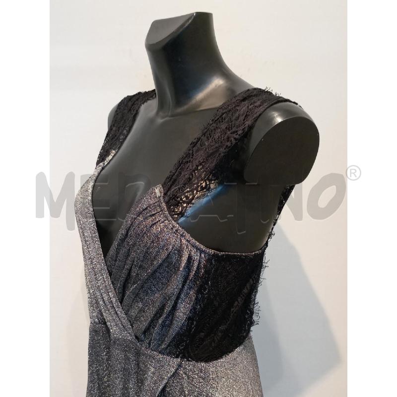 VESTITO DONNA GAUDI NERO GRIGIO LUREX | Mercatino dell'Usato Moncalieri bengasi 2