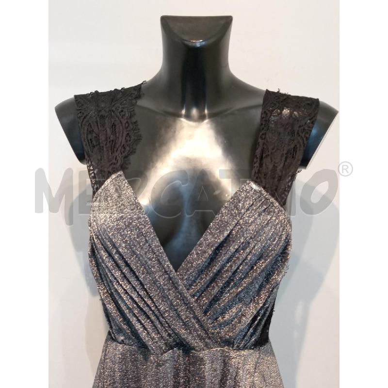 VESTITO DONNA GAUDI NERO GRIGIO LUREX | Mercatino dell'Usato Moncalieri bengasi 3