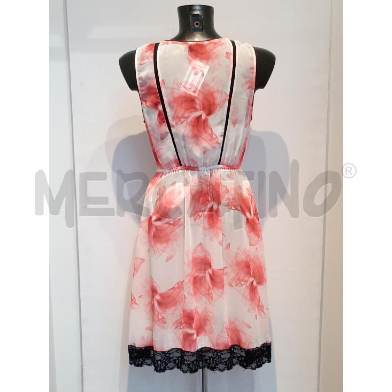 VESTITO DONNA GUESS BIANCO NROSA BORDO PIZZO NERO | Mercatino dell'Usato Moncalieri bengasi 2