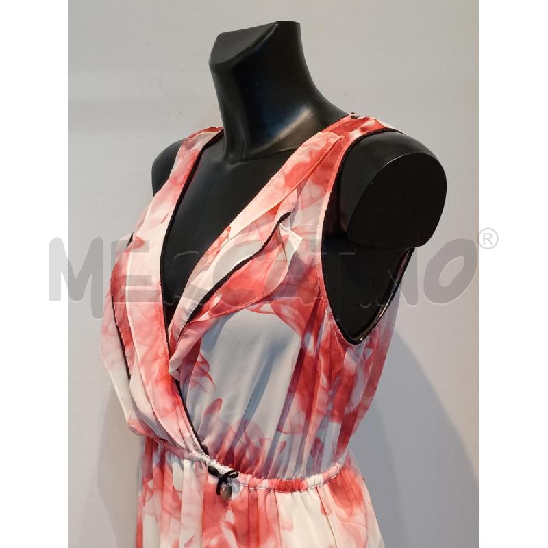 VESTITO DONNA GUESS BIANCO NROSA BORDO PIZZO NERO | Mercatino dell'Usato Moncalieri bengasi 3