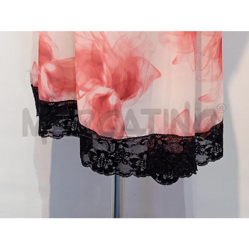 VESTITO DONNA GUESS BIANCO NROSA BORDO PIZZO NERO | Mercatino dell'Usato Moncalieri bengasi 4