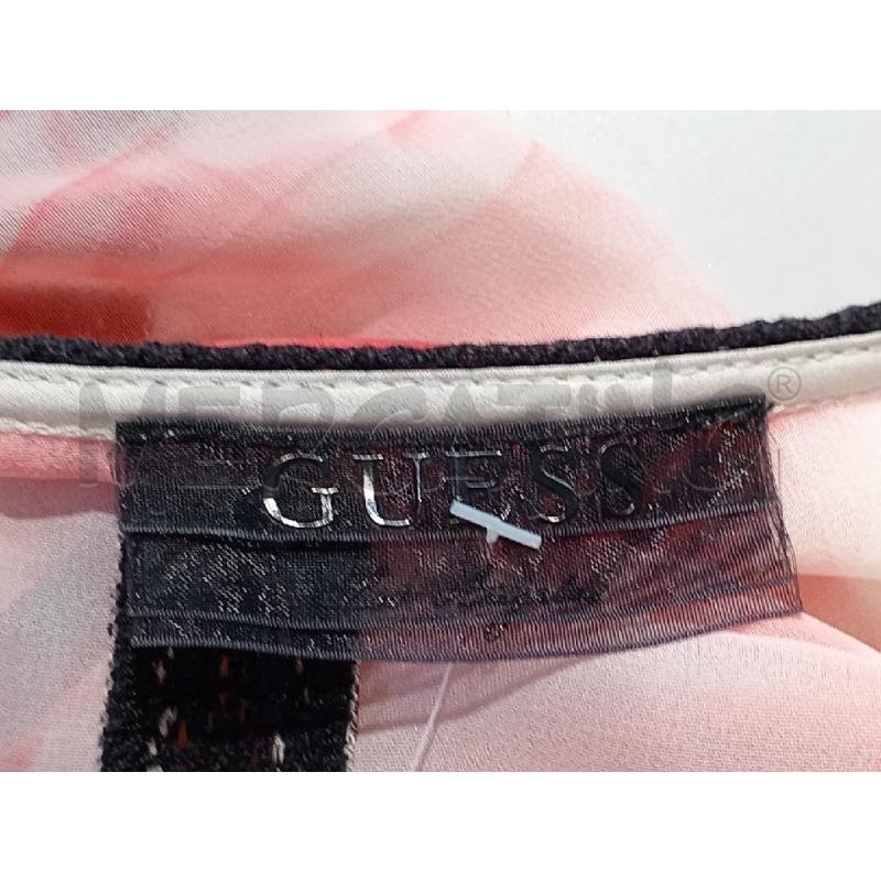 VESTITO DONNA GUESS BIANCO NROSA BORDO PIZZO NERO | Mercatino dell'Usato Moncalieri bengasi 5