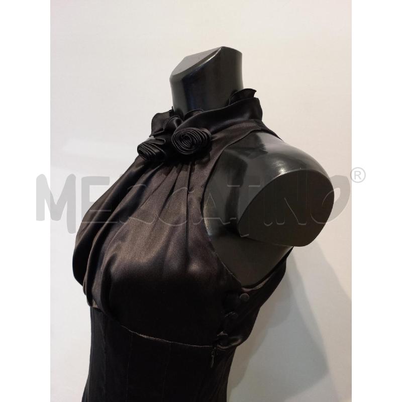 VESTITO DONNA GUESS MARCIANO NERO SMANICATO CON PARTICOLARE ROSA | Mercatino dell'Usato Moncalieri bengasi 4