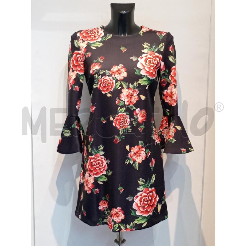 VESTITO DONNA GUESS NERO CON ROSE | Mercatino dell'Usato Moncalieri bengasi 1