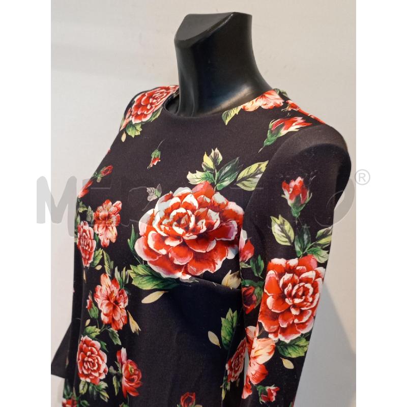 VESTITO DONNA GUESS NERO CON ROSE | Mercatino dell'Usato Moncalieri bengasi 3