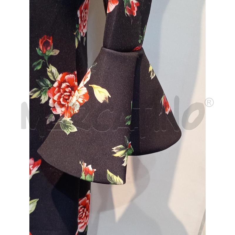 VESTITO DONNA GUESS NERO CON ROSE | Mercatino dell'Usato Moncalieri bengasi 4