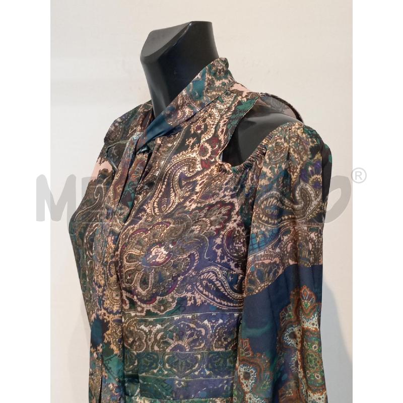 VESTITO DONNA H2O STAMPA VERDE MULTICOLO  | Mercatino dell'Usato Moncalieri bengasi 3