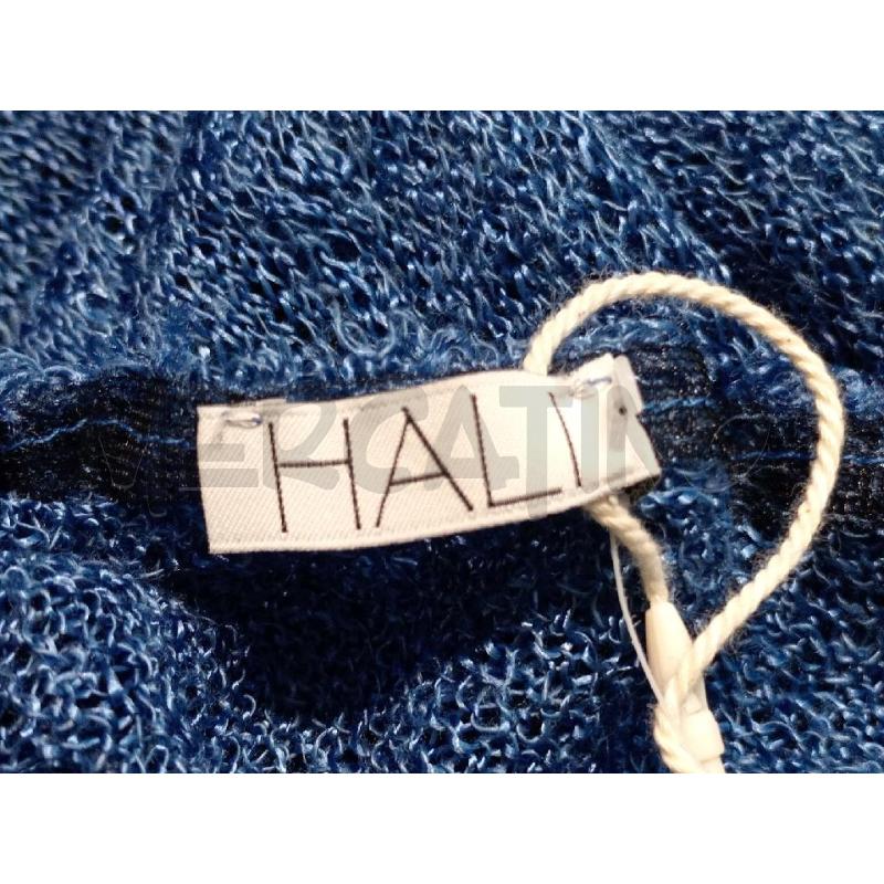 VESTITO DONNA HALI AZZURRO LUNGO TRASPARENTE MISTO SETA | Mercatino dell'Usato Moncalieri bengasi 5