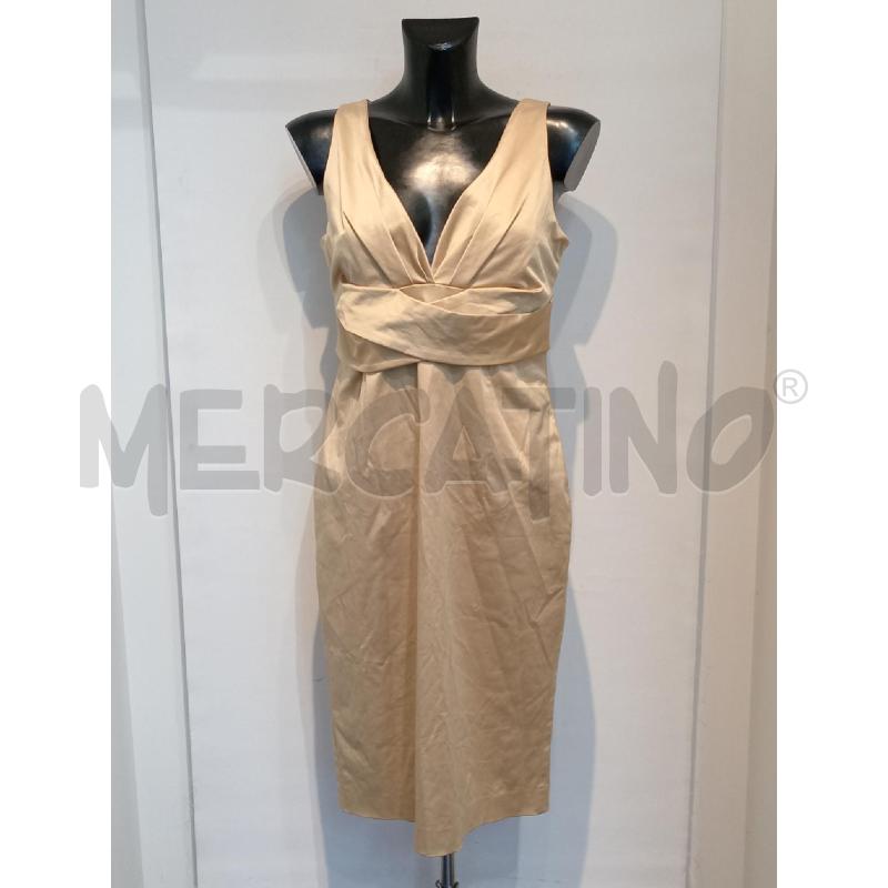 VESTITO DONNA HFN OCRA SMANICATA CON CINTURA | Mercatino dell'Usato Moncalieri bengasi 1