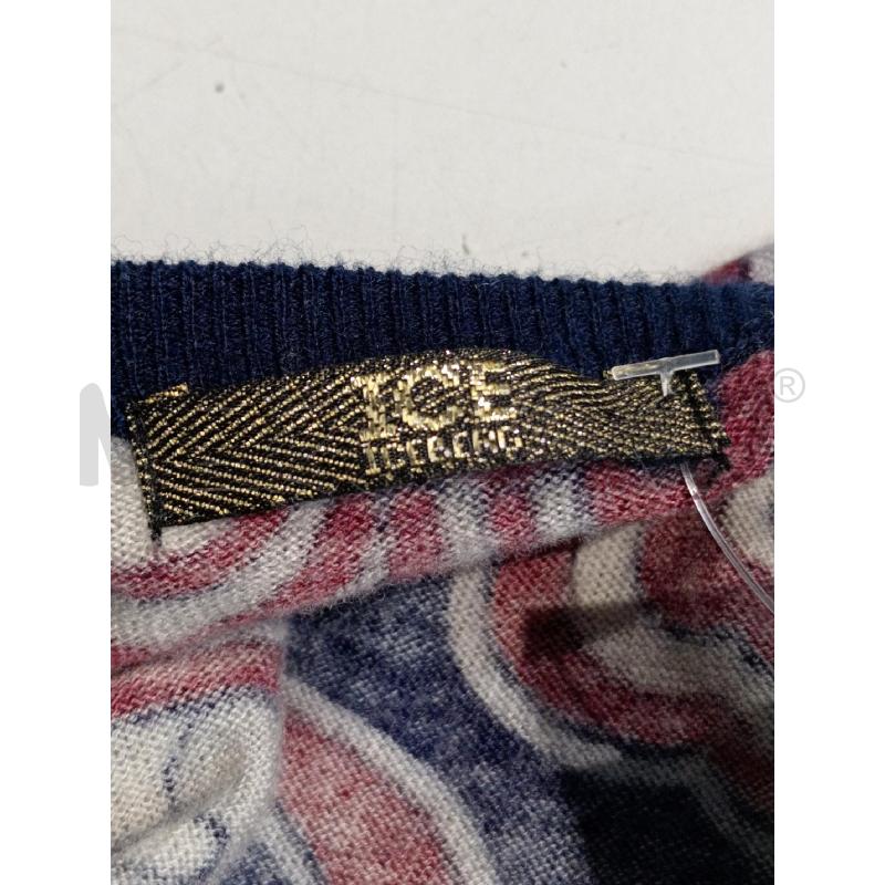 VESTITO DONNA ICE ICEBERG BLU FANTASIA GRIGIA E ROSSO  | Mercatino dell'Usato Moncalieri bengasi 5