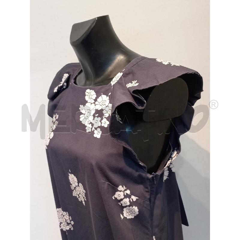VESTITO DONNA INTREND BLU CON FIORI | Mercatino dell'Usato Moncalieri bengasi 3