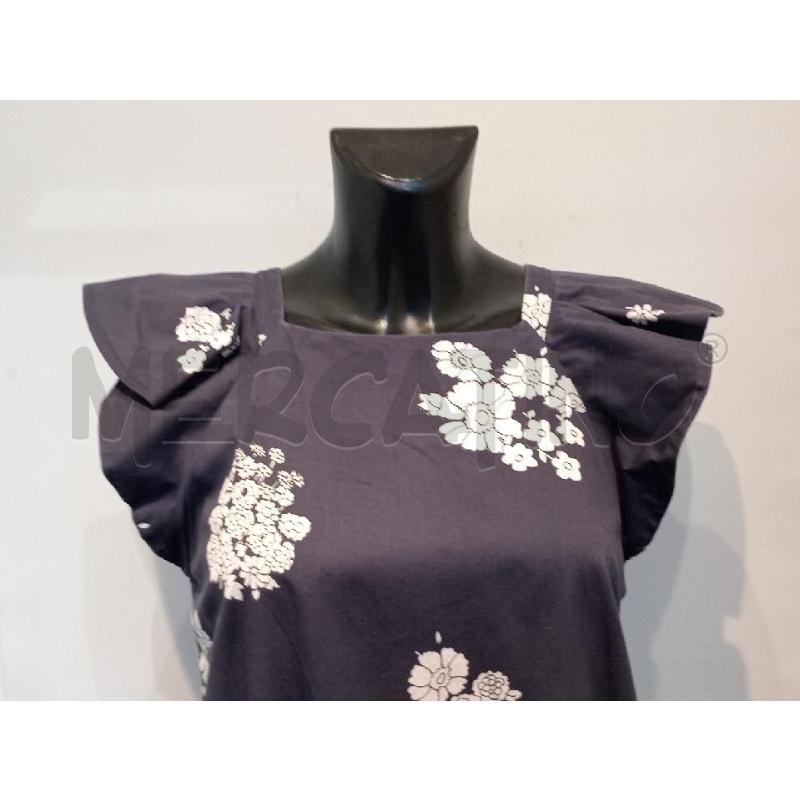 VESTITO DONNA INTREND BLU CON FIORI | Mercatino dell'Usato Moncalieri bengasi 4