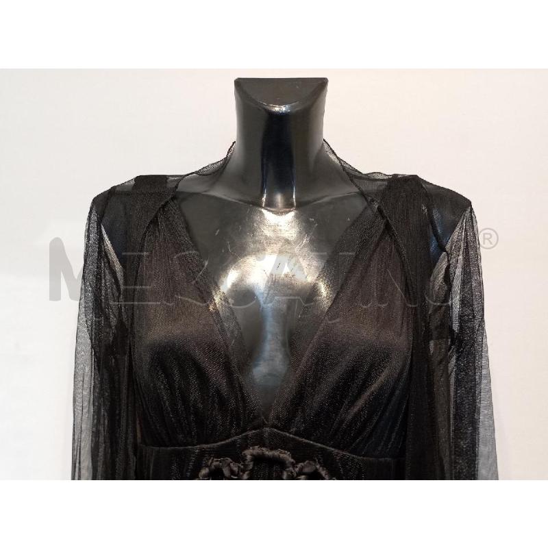 VESTITO DONNA INTREND NERO CON VOILE | Mercatino dell'Usato Moncalieri bengasi 3