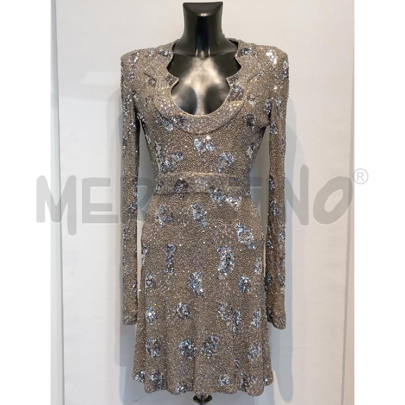 VESTITO DONNA JASMINE DI MILO TORTORA PAILLETTES | Mercatino dell'Usato Moncalieri bengasi 1