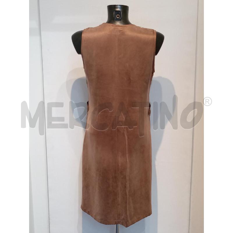 VESTITO DONNA KAMILLA KI8NSKY MARRONE SMANICATO CUPRO | Mercatino dell'Usato Moncalieri bengasi 2