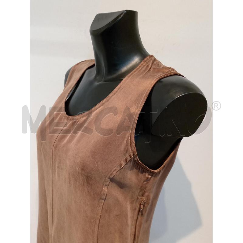 VESTITO DONNA KAMILLA KI8NSKY MARRONE SMANICATO CUPRO | Mercatino dell'Usato Moncalieri bengasi 3
