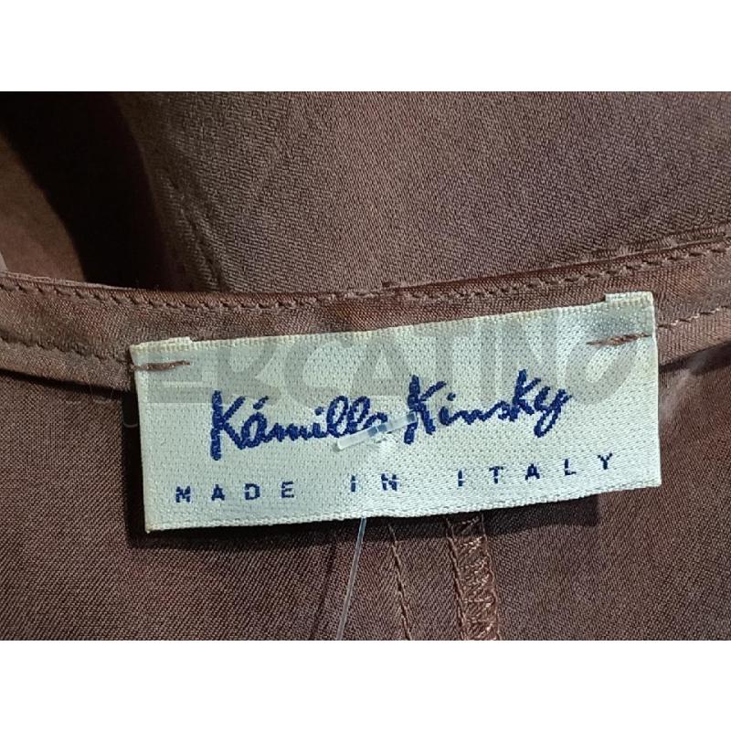 VESTITO DONNA KAMILLA KI8NSKY MARRONE SMANICATO CUPRO | Mercatino dell'Usato Moncalieri bengasi 5