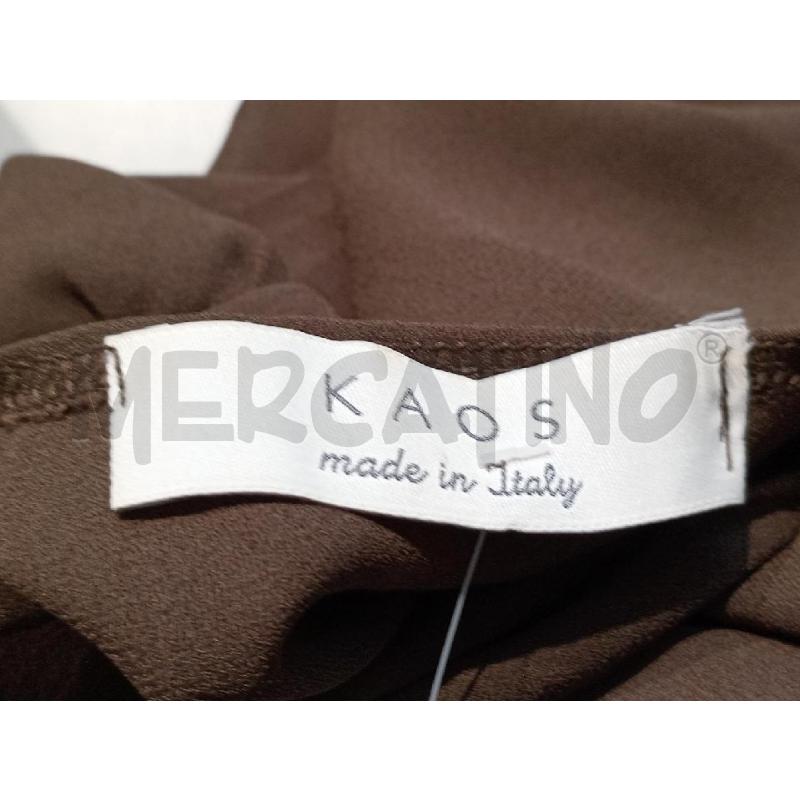 VESTITO DONNA KAOS MARRONE NERO | Mercatino dell'Usato Moncalieri bengasi 5