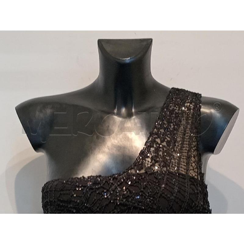 VESTITO DONNA LA PERLA MONOSPALLA CON INSERTO PAILLETTES | Mercatino dell'Usato Moncalieri bengasi 4