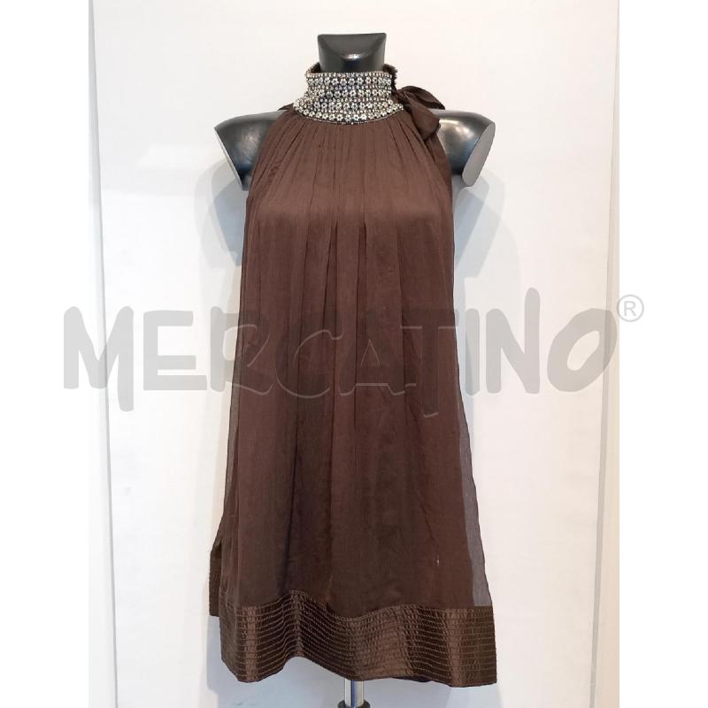 VESTITO DONNA LE RAGAZZE DI SAINT BATH MARRONE COLLO | Mercatino dell'Usato Moncalieri bengasi 1