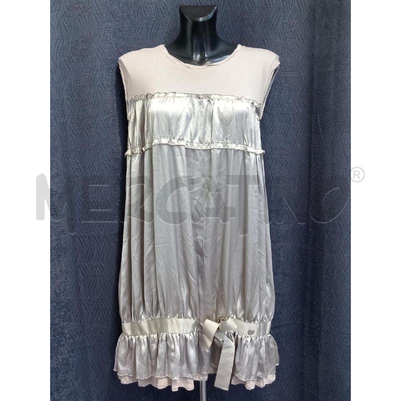 VESTITO DONNA LIU JO BEIGE DOPPIO TESSUTO | Mercatino dell'Usato Moncalieri bengasi 1