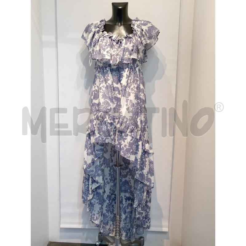 VESTITO DONNA LOVE SHACK FANCY BIANCO AZZURRO FIORI | Mercatino dell'Usato Moncalieri bengasi 1