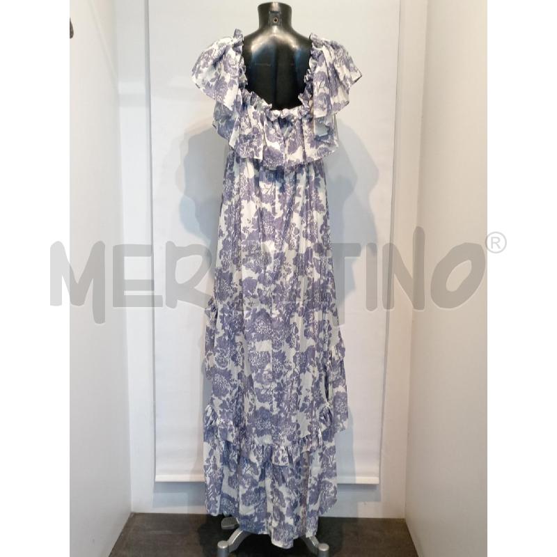 VESTITO DONNA LOVE SHACK FANCY BIANCO AZZURRO FIORI | Mercatino dell'Usato Moncalieri bengasi 2
