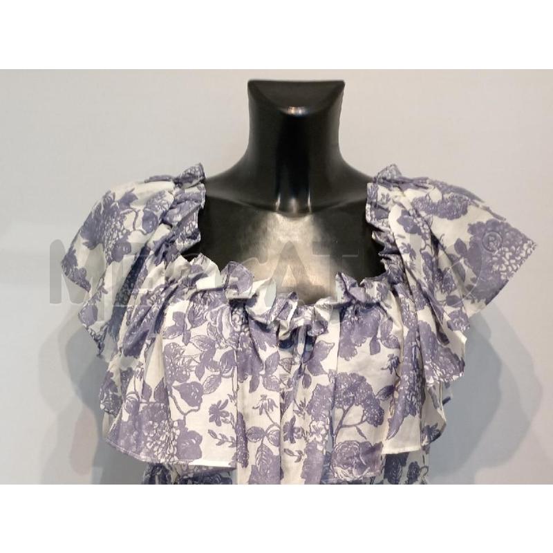 VESTITO DONNA LOVE SHACK FANCY BIANCO AZZURRO FIORI | Mercatino dell'Usato Moncalieri bengasi 3