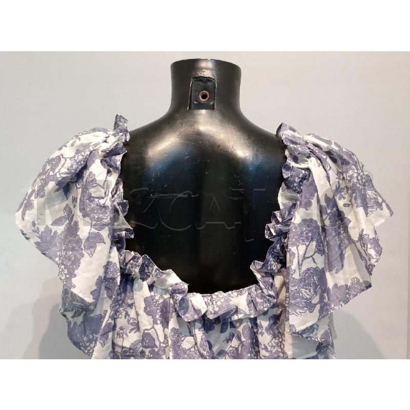 VESTITO DONNA LOVE SHACK FANCY BIANCO AZZURRO FIORI | Mercatino dell'Usato Moncalieri bengasi 4