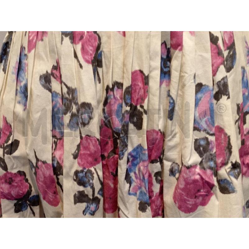 VESTITO DONNA LUI8SA BECCARIA BIANCO CON ROSE  | Mercatino dell'Usato Moncalieri bengasi 4