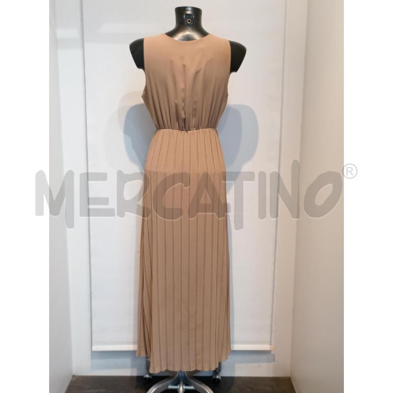 VESTITO DONNA LUMINA BEIGE PLISSETTATO | Mercatino dell'Usato Moncalieri bengasi 2